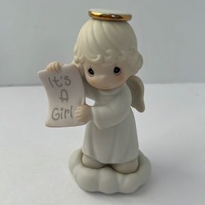 ENESCO PRECIOUS MOMENTS Growing In Grace Infant “It’s A Girl” Angel Figurine